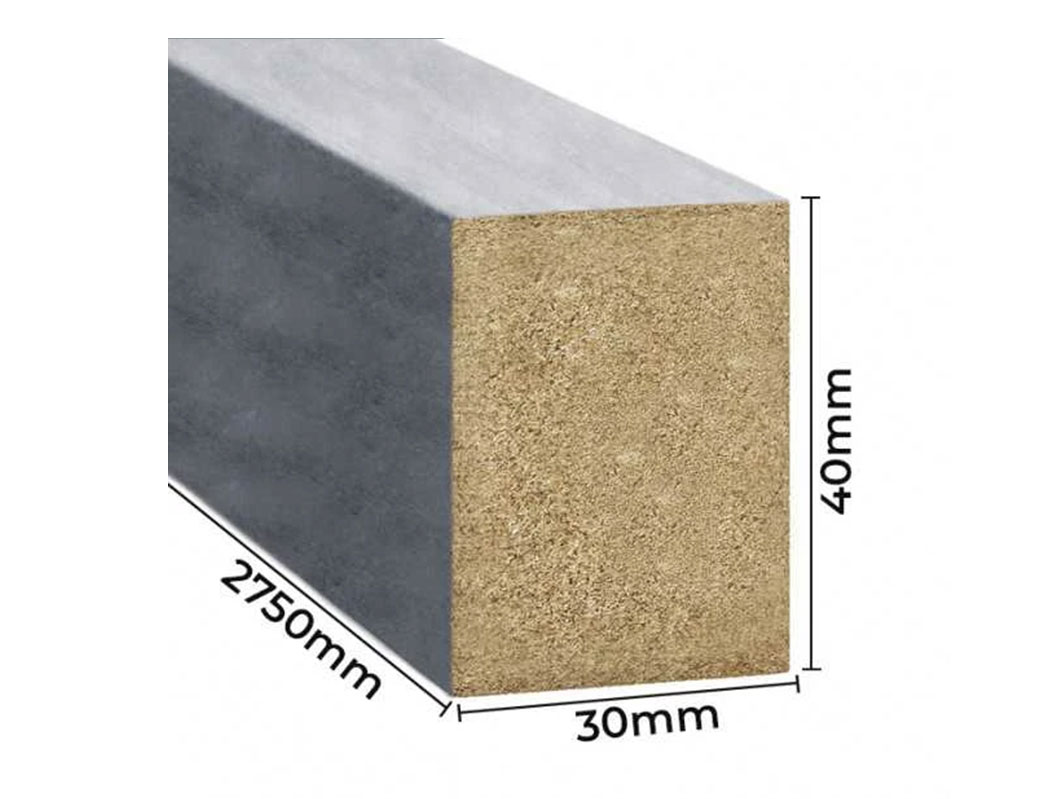 Riflaj decorativ - lamele Standard, Beton arhitectural