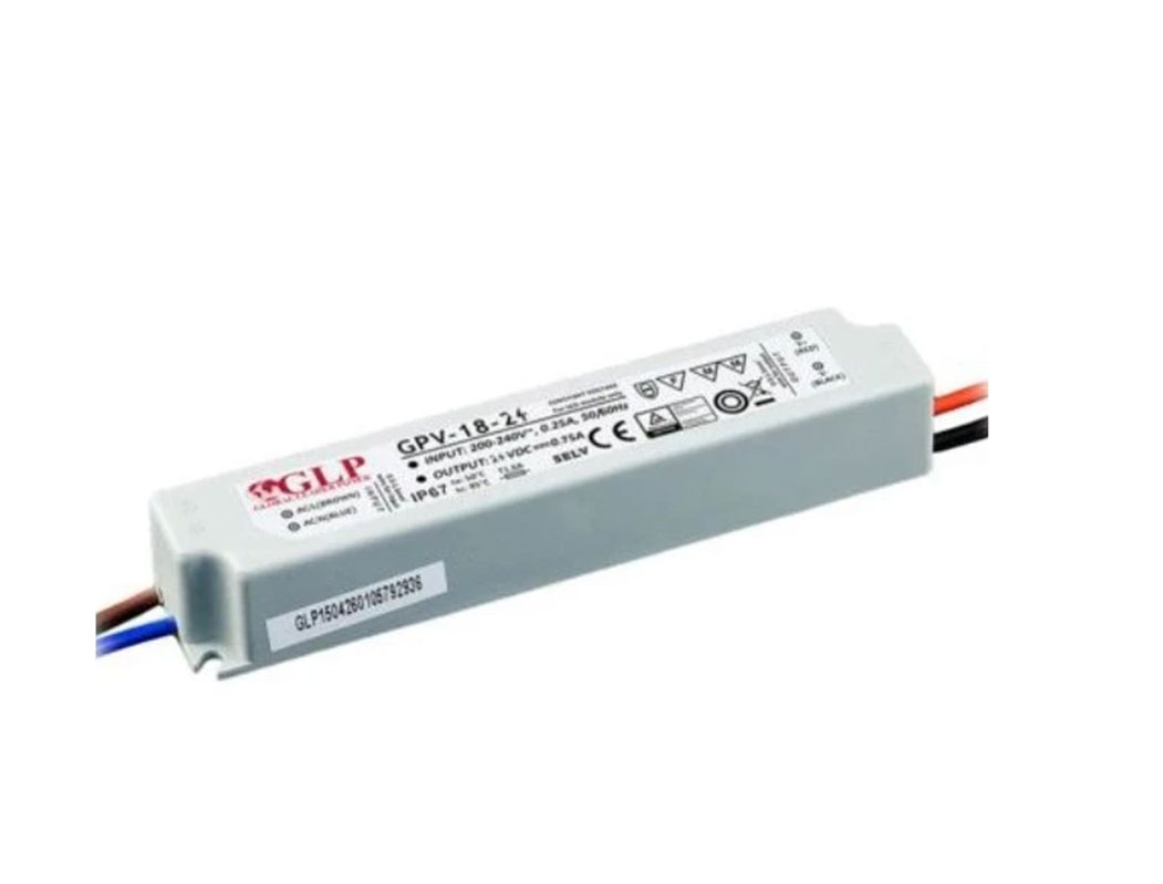 Sursa alimentare pentru lămpi LED între lamele, 24V, IP67, 18W