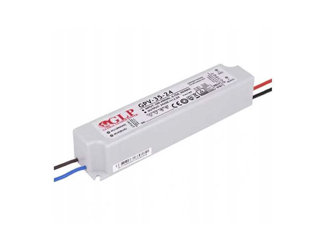 Sursa alimentare pentru lămpi LED între lamele, 24V, IP67, 35W