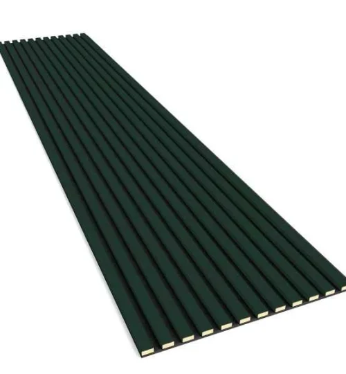 Set Riflaj decorativ - Panouri acustice pe pasla sau HDF pentru perete sau tavan, Verde intens