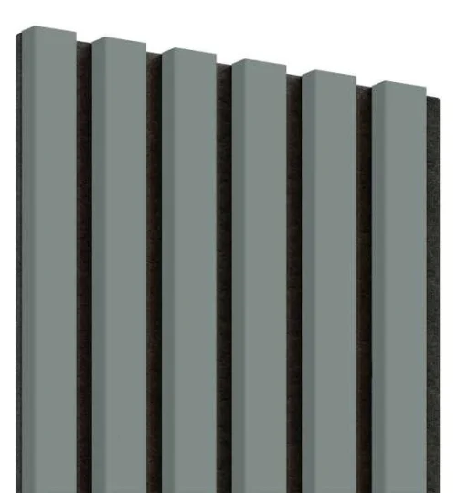 Set Riflaj decorativ - Panouri acustice pe pasla sau HDF pentru perete sau tavan, Kaki