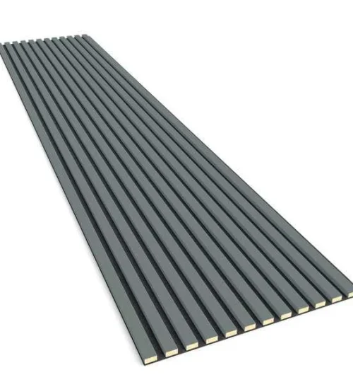 Set Riflaj decorativ - Panouri acustice pe pasla sau HDF pentru perete sau tavan, Kaki