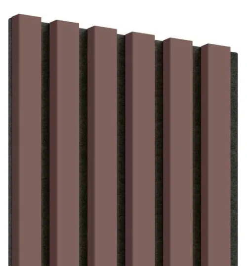 Set Riflaj decorativ - Panouri acustice pe pasla sau HDF pentru perete sau tavan, Roz pudra
