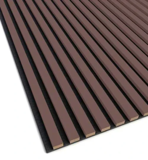 Set Riflaj decorativ - Panouri acustice pe pasla sau HDF pentru perete sau tavan, Roz pudra