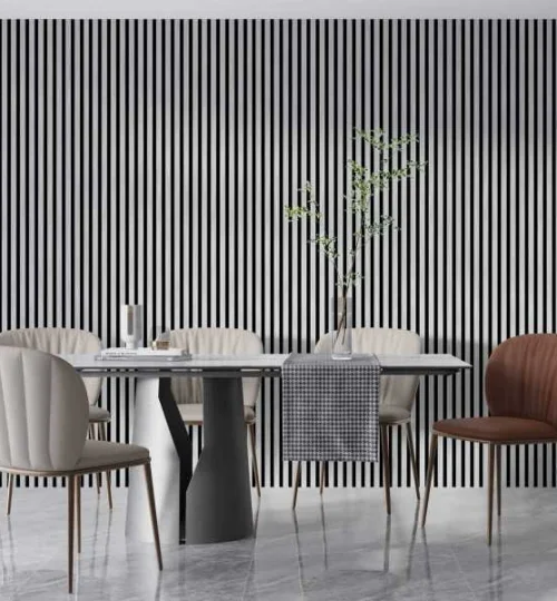 Set Riflaj decorativ standard Alb mat