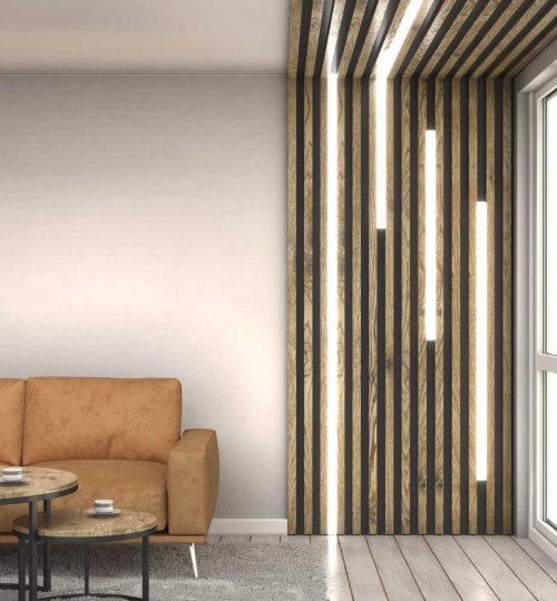 Lampă liniară LED MINI pentru lamele riflaj de perete